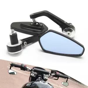 혼다 CB1000R CB500X CB500F CB650R CB650F CB125R 용 7/8 22mm 핸들 바 엔드 미러 오토바이 알루미늄 합금