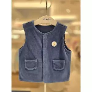 [압소바](강남점)(26년 F/W 백일.돌 선물) 데이 실내 조끼(블루)