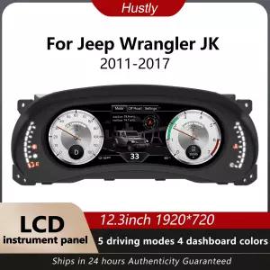 Jeep Wrangler JK 2011-2017 LCD 클러스터 계기판 속도계 용 12.3 인치 디지털 계기판
