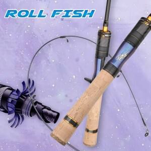ROLLFISH UL 송어 낚싯대 탄소 섬유 스피닝 캐스팅 슈퍼 소프트 민물 1.68-1.98m  액션
