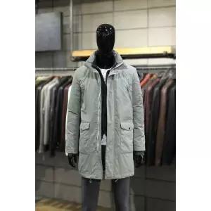 [빠니깔레]하이넥후드 내피퀼팅 경량트렌치패딩 m icjp58gr_P434472072