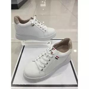 엘칸토 여성 소가죽 6cm 키높이 스니커즈LCWS80U613