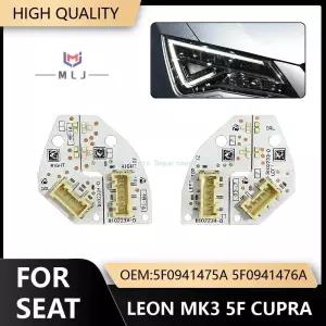 5F0941475A 5F0941476A 2017- 시트 레온 MK3 5F 쿠프라 LED DRL 주행등 보드 모듈 교체 OEM 화이트