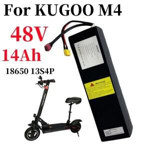 쿠고 M4/M4 프로 키린 전동 스쿠터 13S4P 배터리 팩 48V 14000mAh 강력한 모터 18650 리튬