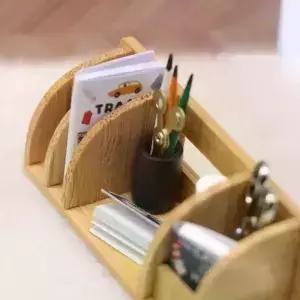 1세트 인형집 미니어처 책장 문구류 선반 홈 모델 장식 거실 장면 수납 액세서리