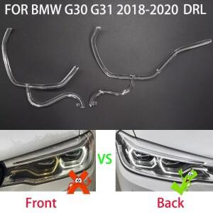 BMW 5 시리즈용 2018  LED 헤드라이트 DRL 차량용 조리개 가이드 주간 주행등 튜브 바 G30 G31G38