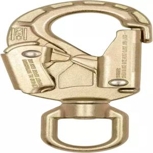 ProClimb 23 kN 단조강 안전 스냅 후크 더블 액션 게이트 포함 - 추락 방지용 스위블 작업 장비 등반용