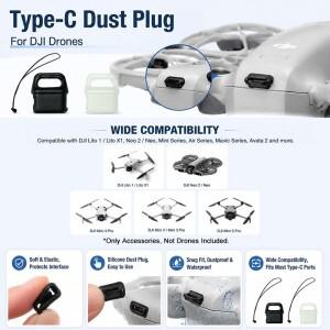 DJI Lito X1 Neo 2 배터리 포트 먼지 플러그 드론 실리콘 충전 방진 및 커버 액세서리