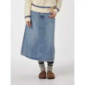 후아유 Long Denim Skirt WHWJF49 F
