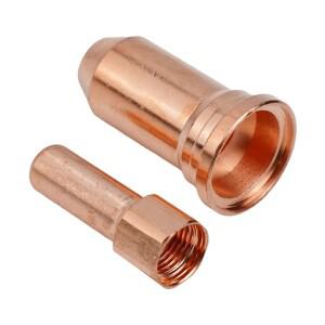 20pcs IPT100 플라즈마 52556 전극 51246 팁 1.2mm 토치 절단 도구 호환용접 장비 액세서리
