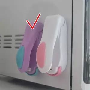 ( )비닐밀봉기 가정용 미니 실링기 식품보관 퍼플 캠핑용 여행용