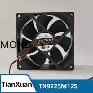 TianXuan 냉각 기계 전원 공급 장치 냉각 선풍기 CPU 라디에이터 9225 TX9225M12S 12V 0.17A 0.19A 9cm 92x