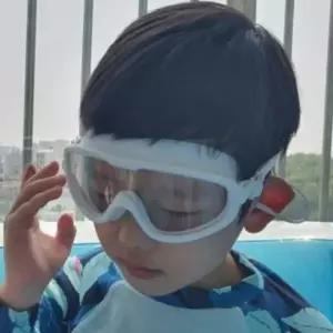 ( )안티포그물안경 수경 바다수영수경 귀마개 일체형 스노쿨링 물안경 화이트