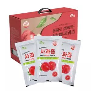 [다소니] GAP인증 100% 사과로 만든 자연애 사과즙 100ml 1box(30포)