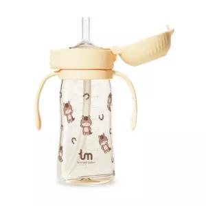 토비앤몰리 유아컵 휴대용 원터치락 빨대컵 280ml BNS