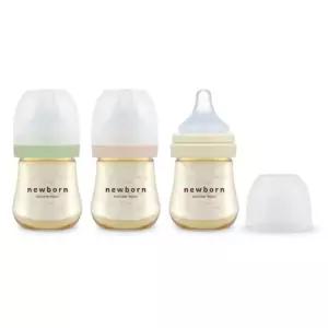 토비앤 몰리 신생아 젖병 트리플팩 젖꼭지 0단계 80ml BNS