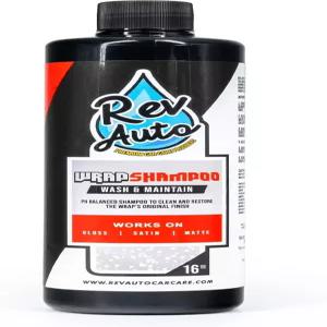 Rev Auto Wrap - 비닐 랩 폼 캐논 및 버킷 워시용 세차 비누 고거품 pH 균형 조절 광택 새틴 매트 프린트