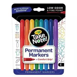 크레욜라 미술놀이 마카 염색용 마카 8색 TAKE NOTE 퍼머넌트 (GY586508)