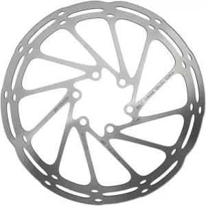 SRAM CenterLine 브레이크 로터 - 180mm 6볼트 실버 스틸 UCI 규격 준수
