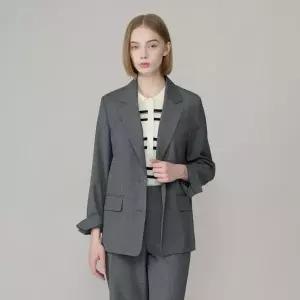 [BCBG]&올앤선드리 세이브존02 트로디 자켓 26년 투버튼 긴팔 재킷 A6F7J107 (S52088354)