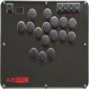 A6 아케이드 스틱 6키 올버튼 게이머핑거 기능 및 커스텀 RGB 지원 컨트롤러 PC/Ps3/Ps4/Switch/Steam용