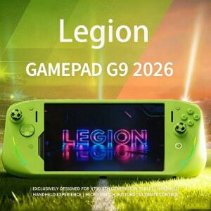 레기온 G9 2026 게임 컨트롤러 카본 크리스탈 그레이 레기온 Y700 5세대 태블릿용 핸드헬드 마이크로 스위치 버튼 홀 리니어 트리거