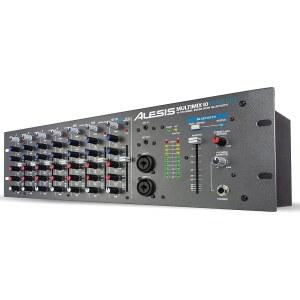 Alesis MultiMix 10 무선 오디오 믹서 | 10채널 랙마운트 믹서, 블루투스, 4개의 잭/XLR 입력, 2밴드 EQ, AUX 센드