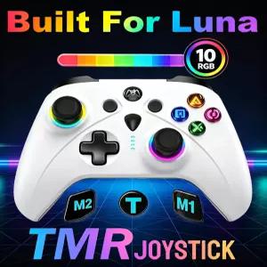 Fire TV의 Luna 컨트롤러 대체품 드트 없는 TMR 스틱 RGB 조명 Stick과 PC에서 게임 업그레이드 0시간 충전