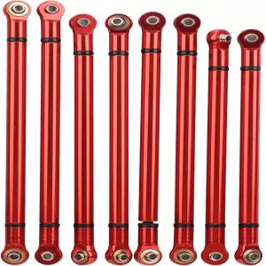 오프로드 레이싱 애호가 및 모델 자동차 업그레이드를 위한 RC 링크 로드 경량 알루미늄 합금 8Pcs 1 10
