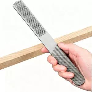 DONSTRAW 우드 래스프 파일 4방향 프리미엄 등급 고탄소 손톱과 라운드 하프 플랫 및 니들 목재 금속 공구