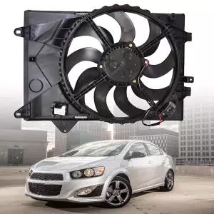 Sonic 2012-2015 1.8L L4용 무니레이터 라디에이터 냉각 팬 교체품 GM3115244 95352380 교체용