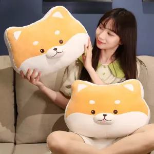 인형쿠션 귀여운 시바견 쿠션 2개세트 소프트 베개 홈 선물 심쿵돌직구