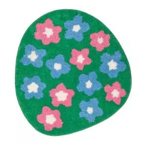 [마켓비]이케아 VATTENSKRUV 바텐스크루브 꽃모양 욕실매트 60x65cm 도어매트 발매트 욕실발판