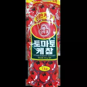 오뚜기 케찹 1Kg 볶음요리용 가정집 캣숍 스파게티용