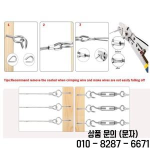 15/30mm 스테인레스 스틸 케이블 난간 키트 야외 정원 울타리에 대 한 헤비 듀티 코팅 와이어 로프 롤러 셔
