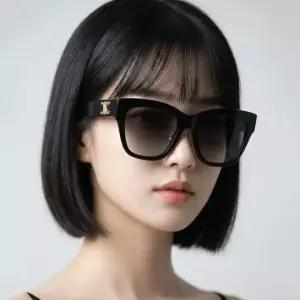 트리옹프 09 선글라스 CL40253F 01F 아시안핏 명품 오버핏 여자 남자 뿔테