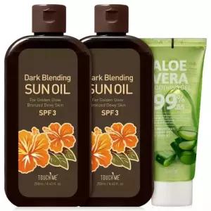 다크 블렌딩 태닝오일 야외 바디 썬텐 오일 250ml