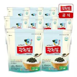 [NS홈쇼핑][광천김] 바삭한 해물 모둠 김자반 40g 10봉[36127832]
