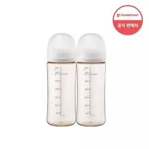 더블하트 모유실감 3세대 하루그레이 330ml 트윈팩