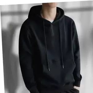 남자 커플 얇은 레이어드 기본 무지 루즈핏 후드티