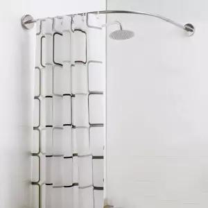무타공 코너 화장실 길이조절 샤워커튼봉 ㄱ자 칸막이 옷걸이봉