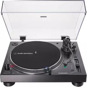 Audio-Technica AT-LP120XBT-USB-BK 무선 직접 구동 턴테이블 아날로그 및 완전 수동 3단 속도 비닐을