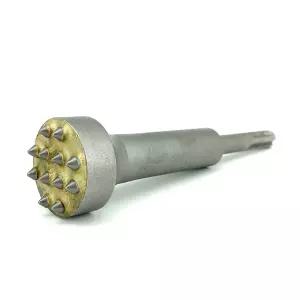 SDS 플러스 13.6cm 5.35인치 원형 헤드 콘크리트 벽돌 팁 부싱 비트