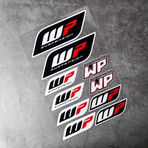 WP 서스펜션 바이크 오토바이 쇼커 스티커 가와사키 혼다 스즈키 Ducati Benelli 자전거 포크 댐퍼 액세서