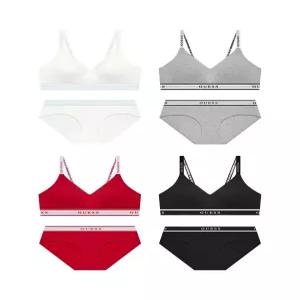 게스언더웨어 GUESS UNDERWEAR 코튼 컴피 브라렛 팬티 5966166 OFWRP361