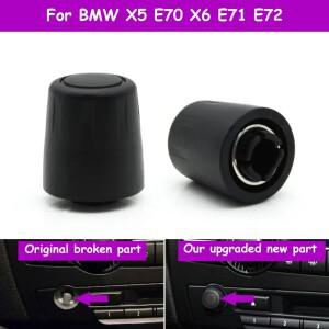자동차 대시보드 멀티미디어 단추 라디오 CD 플레이어 오디오 볼륨 로터리 스위치 노브  BMW 호환 X5 X6 E7