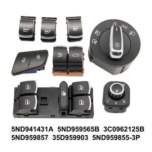 1개/몫 자동차 창 헤드 라이트 미러 테일 게이트 트렁크 연료 문 제어 스위치 버튼 VW Passat B6 3C0962125