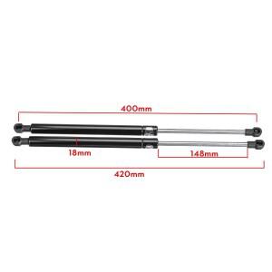 2X 유니버설 40cm 400mm 300N 자동차 스트럿츠 전면 커버 보닛 후드 후면 트렁크 테일 게이트 부츠 충격 리