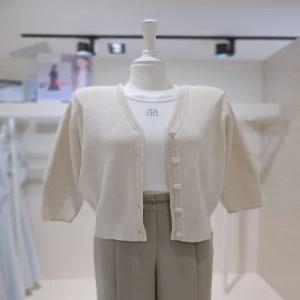 더아이잗 더 아이잗 26 SS 블링 펄사 브이넥 7부 가디건 771 S4M1CD 733543