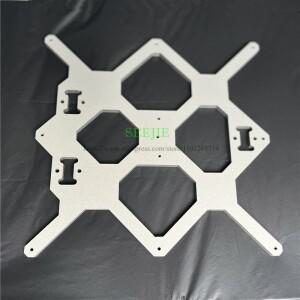실버 프루사 i3 MK3 6mm 두께 알루미늄 복합 빌드 플레이트 Y 캐리지 멜라민 가열 RJ4JP-01-08 DIY 3D 프린